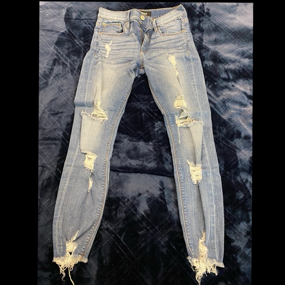 Ripped Blue Jeans